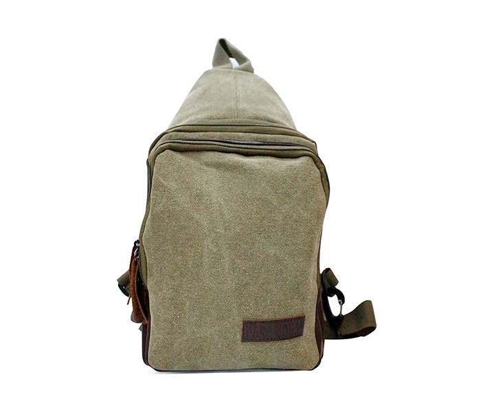 Para John PJSMB9610 Army Bay Canvas Samosa Bag - Olive Green - Zoom Image