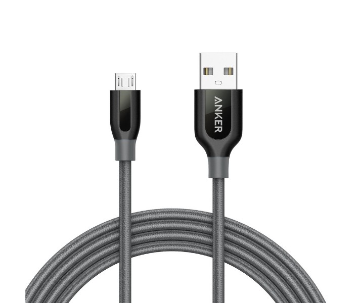 Anker A8143 Powerline Plus Micro USB Cable 6 ft Grey - Zoom Image 7