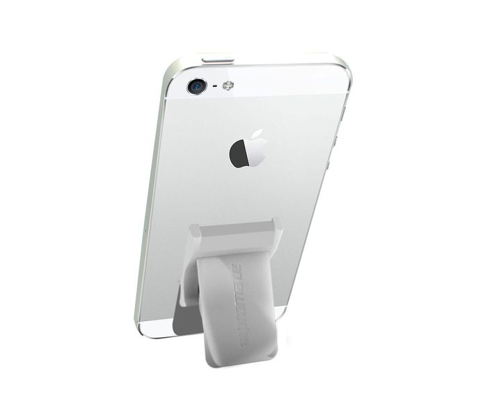 Promate GripMate Universal Secure Finger Grip and Kick Stand for Smartphones - White - Zoom Image 5