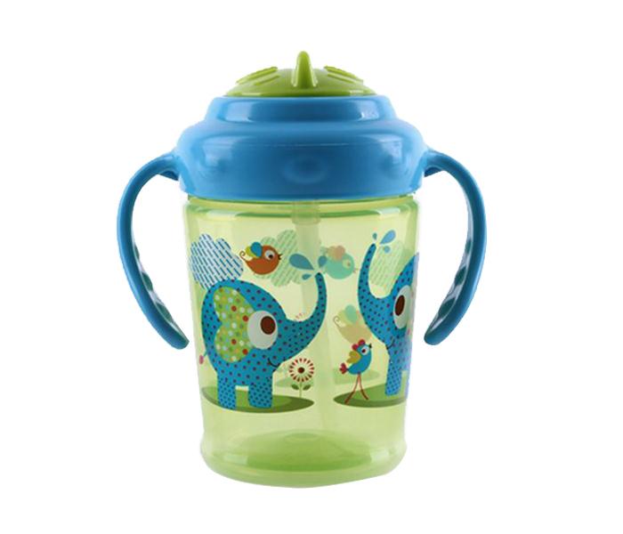 Baby Plus BP5167 Baby Training Cup with Two Handle - Green - Zoom Image 1