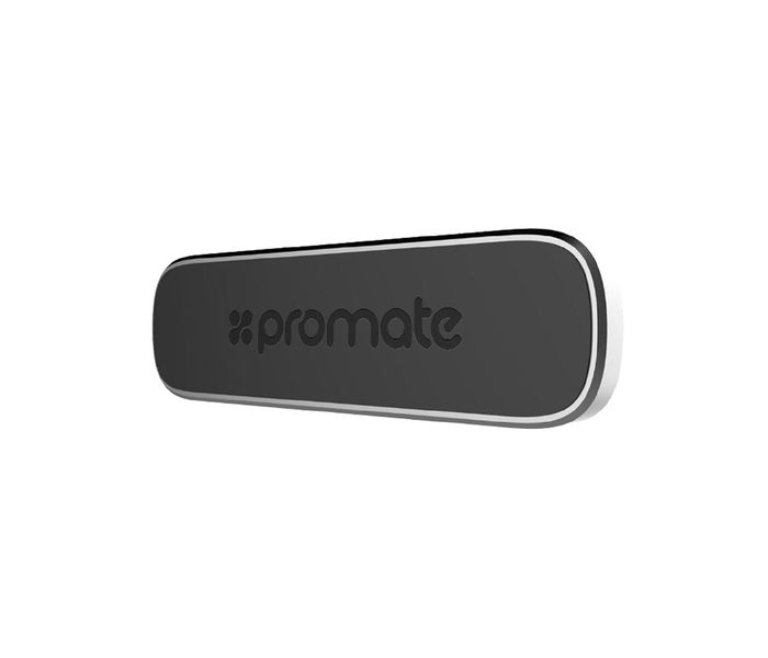 Promate Magmini-2 Universal Mini Stick-On Rectangle Flat Dashboard Magnetic Car Mount - Black - Zoom Image 7