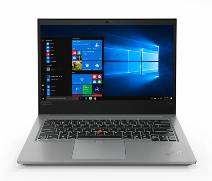 Lenovo E480 14-inch Display Intel Core i7-8550U 256 SSD HDD 8GB RAM NoteBook Laptop - Silver - Zoom Image 8