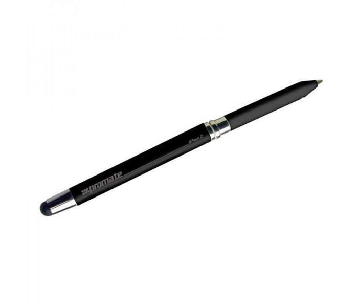 Promate Lami-2 Universal 2-in-1 Rigid Stylus Pen for Smartphones & Tablets - Black - Zoom Image 1