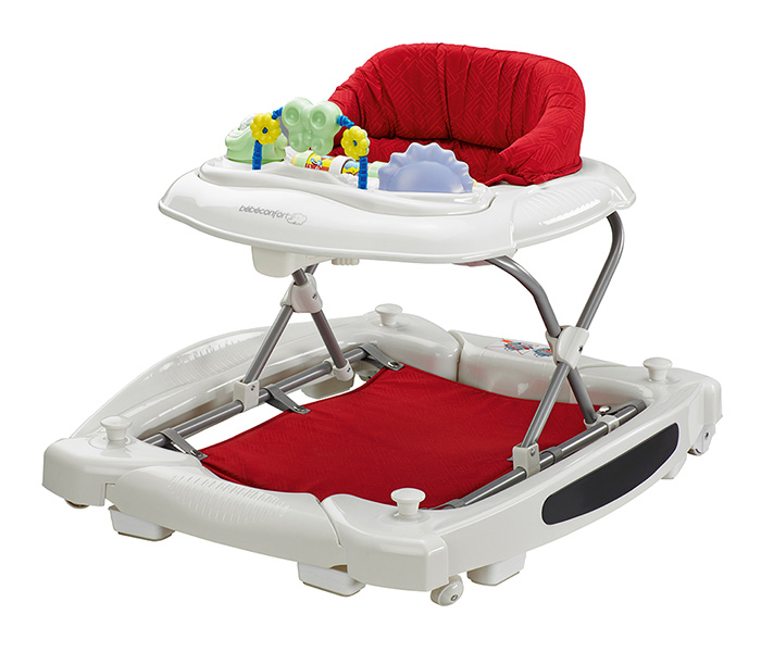 Bebe Confort 27948770 Balancelle Baby Walker with Footrest - Animals Red - Zoom Image