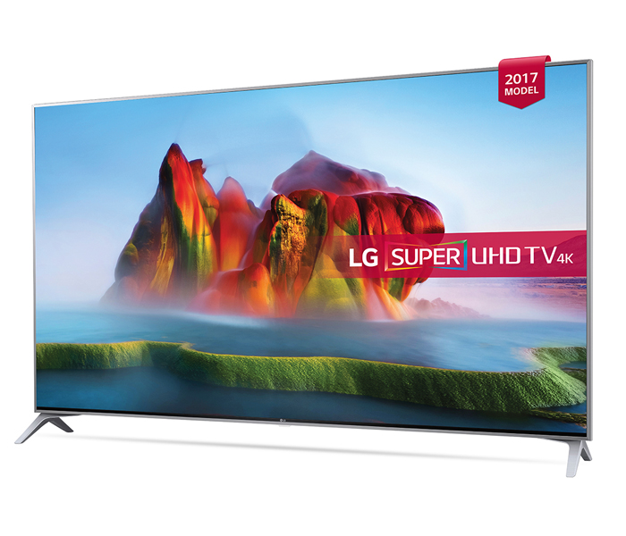 LG 55SJ800V 55 Inch Super UHD Smart TV - Silver - Zoom Image 1