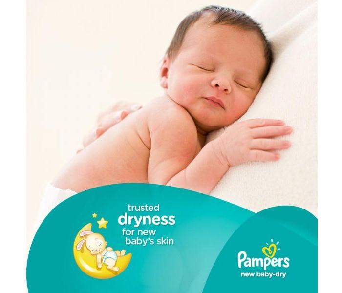 Pampers Baby-Dry Diapers 126 Pcs Pack, Size 1 Suitable for 2 to 5 kg (Newborn) - Zoom Image 1