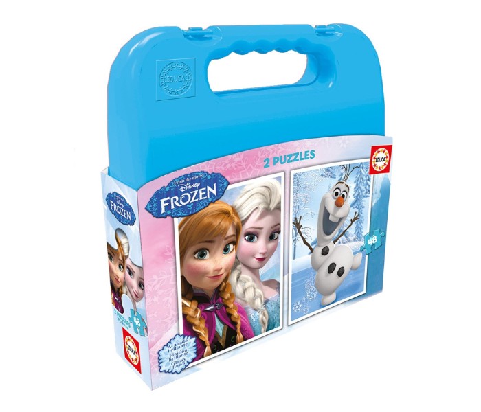 Educa 16514 Case Puzzle 2 x 48 Frozen Multi Color - Zoom Image