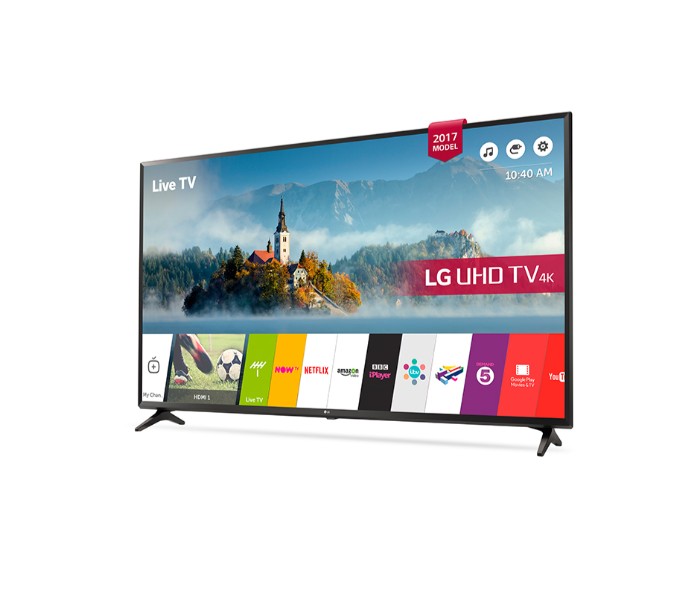 LG 55UJ630V 55 Inch 4K Ultra HD Smart TV Black - Zoom Image 2