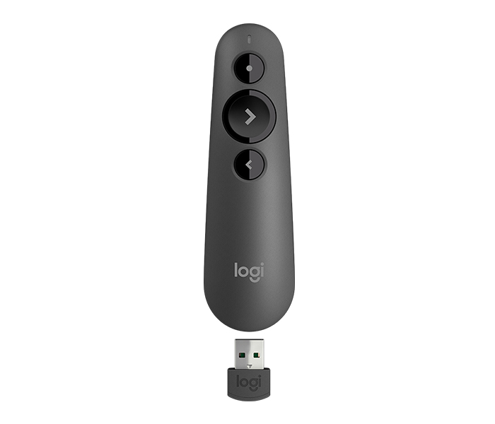 Logitech 910-005386 R500 Laser Presentation Wireless Bluetooth Remote - Black - Zoom Image 3