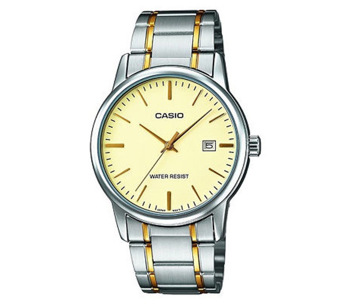 Casio MTP-V002SG-9BUDF Mens Analog Watch Gold and Silver - Zoom Image