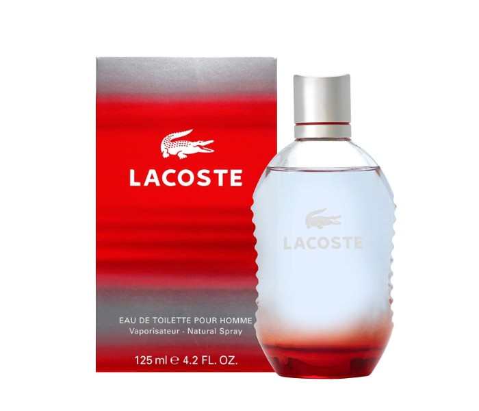 Lacoste men's cologne red hotsell