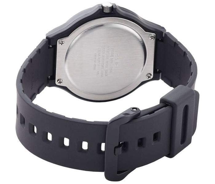 Casio MW-240-7BVDF Mens Analog Watch Black and White - Zoom Image 1