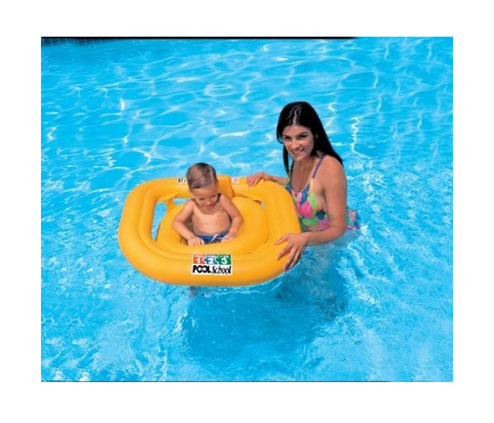 Intex ZX-58577 Deluxe Baby Float - Yellow - Zoom Image 1