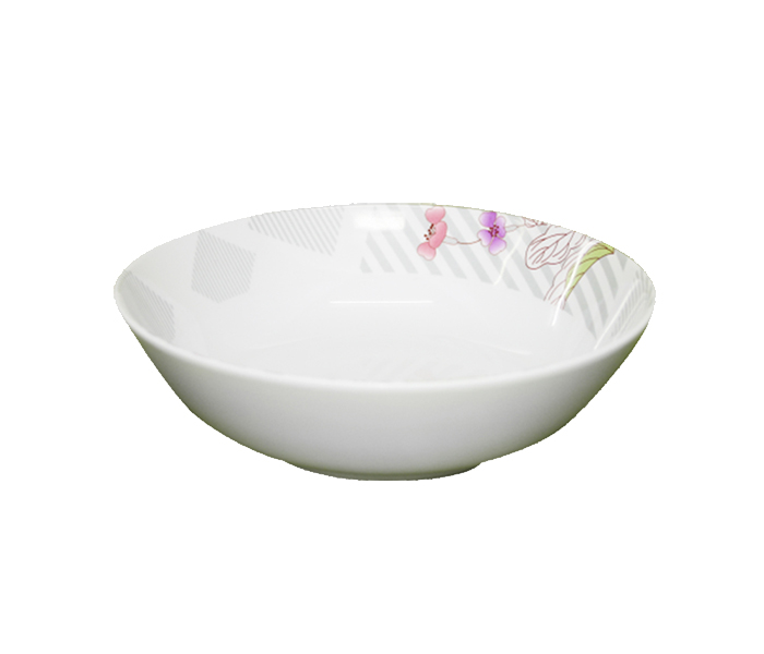 Royalford RF7073 7.5-inch Melamine Soup Bpwl Sweet Lilac Thai - White - Zoom Image