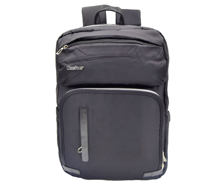 Dasfour AR-094-2 Fashion Backpack Laptop Bag 16 Inches - Black - Zoom Image 4