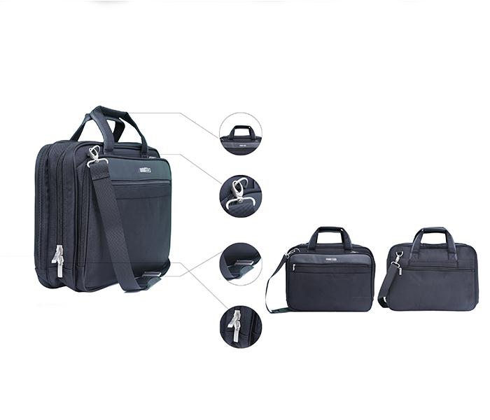 Para John PJLB8028A17 17-inch Laptop Bag - Black - Zoom Image