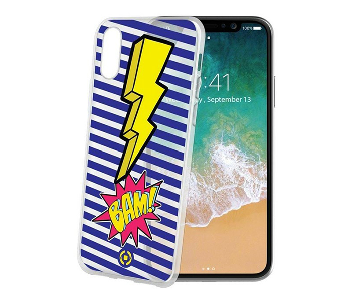 Celly 09 Teen Bam Mobile Cover for Apple iPhone X - Zoom Image 1