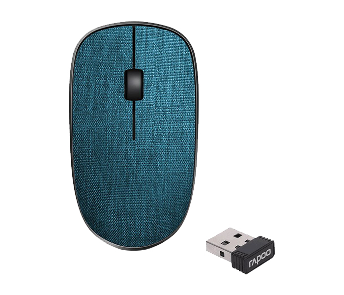 Rapoo 3510 PLUS 2.4GHz Wireless Fabric Optical Mouse - Blue 17878 - Zoom Image 4