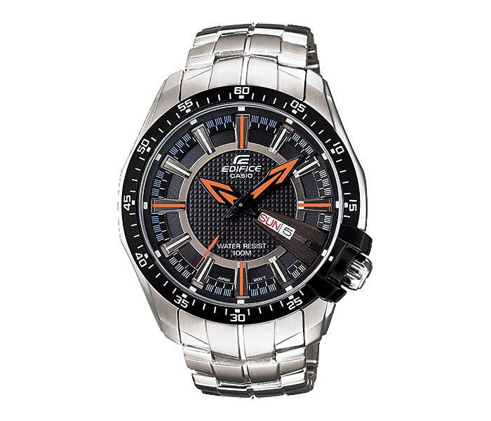 Casio Edifice EF130D-1A5VUDF Mens Analog Watch Silver and Black - Zoom Image