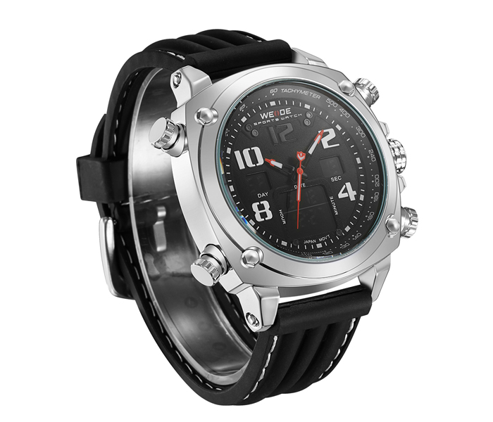 Weide WH-5208PU Analog and LCD Digital Watch Black - Zoom Image 1