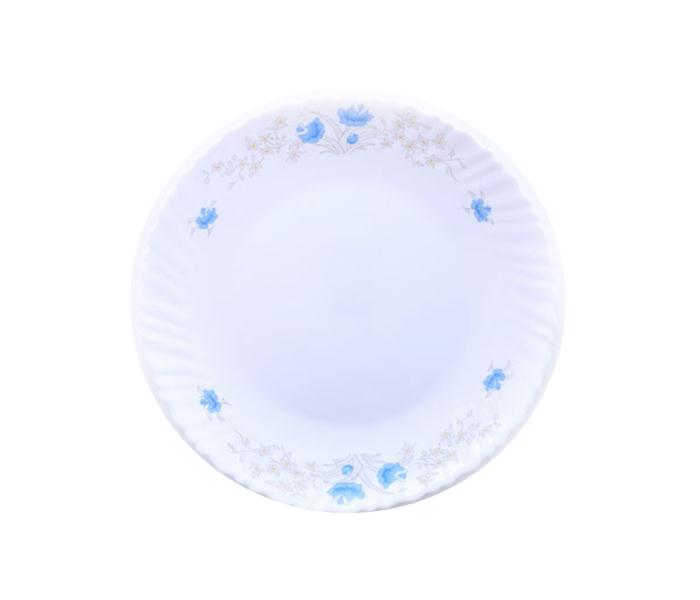 Royalford RF5678 10.5-inch Opal Ware Romantic Dinner Plate - White - Zoom Image 1