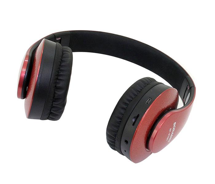 Sonashi HP-875BT Wireless Bluetooth Headphone - Maroon - Zoom Image 5