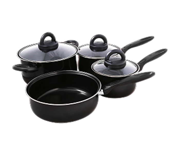 Olympia OE-005-13 13 Pieces Non-Stick Cookware Set - Black - Zoom Image 5