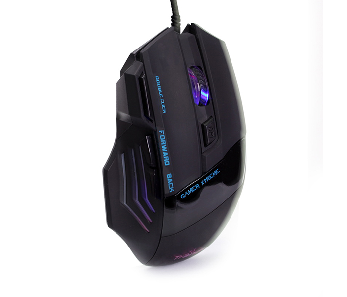 Trands TR-MU6843 Wired Gaming Mouse - Black - Zoom Image 1