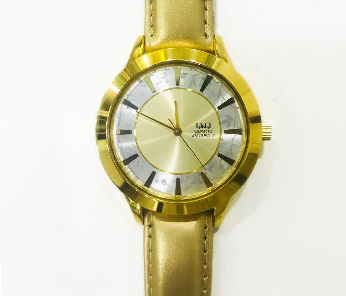 Q&Q Quartz 0845100Y Fashionable ladies Water Resistant Analog Watch Gold - Zoom Image 2