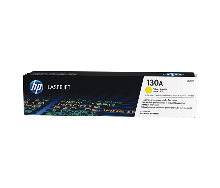 HP 130A Original LaserJet Toner Cartridge - Yellow (CF352A) - Zoom Image