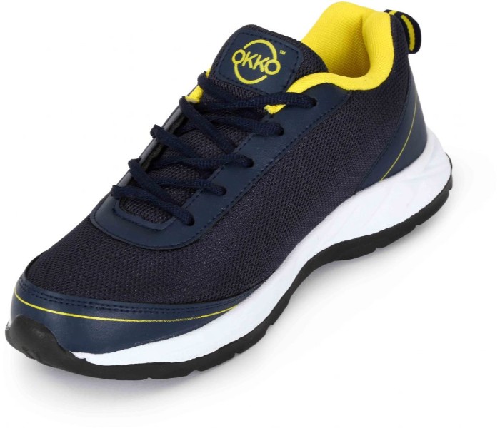 OKKO OK33762 Dep 02 Sports Running Shoes EU 44 Navy and Yellow - Zoom Image 4