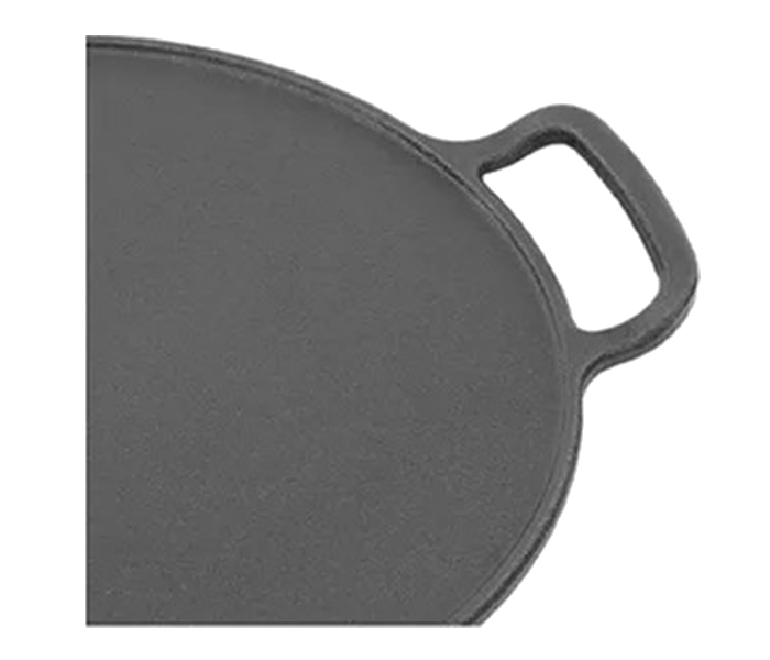 Royalford RFU9062 Cast Iron Round Tawa - 32cm, Black - Zoom Image 3