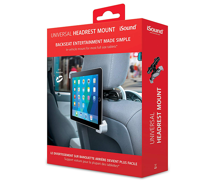 I Sound 6863 Universal Headrest Tablet Mount - Black - Zoom Image 3