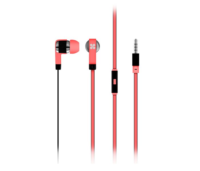 Promate Swish Universal Trendy Stereo Earphone with Noise Isolation, Pink - Zoom Image 6