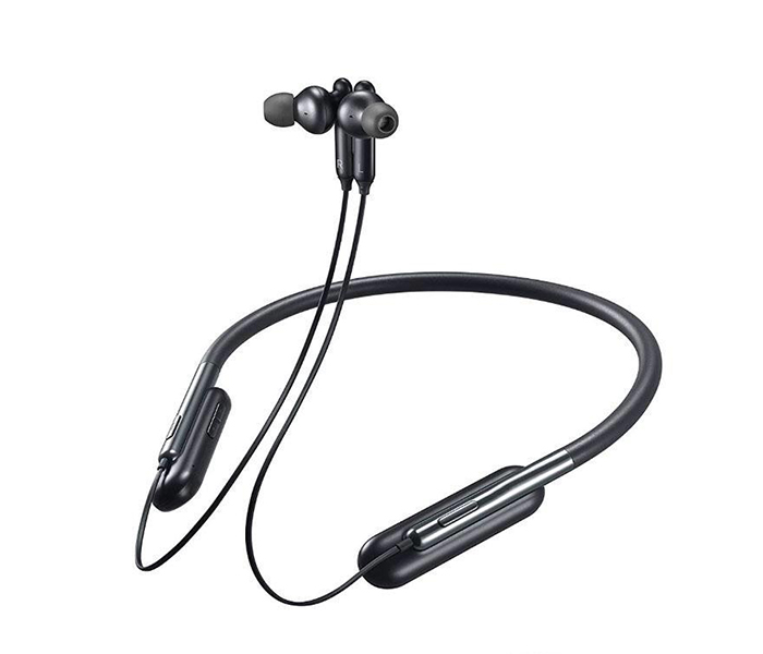 U Flex Bluetooth Neckband Highbass In-Ear Headset With Mic - Black - Zoom Image 5