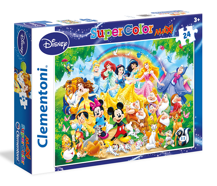 Clementoni 24473 Disney Super Colour Maxi Family Children Puzzle - 24 Pieces - Zoom Image 2