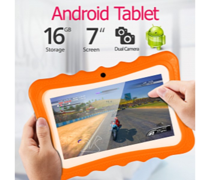 iTouch A702, Tablet 7 inch, Android 4.4.2, 16GB, 1GB DDR3, Wi-Fi, Quad Core, Dual Camera, Orange - Zoom Image