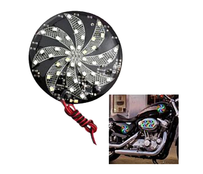 Offal XG-8125 Offalica 7 in 1 Multi-Function Motorcycle Decorative LED Flashing Lights - 2 Pieces - Zoom Image 2