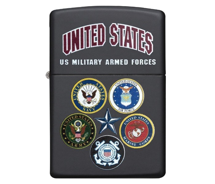 Zippo 28898 US Military Armed Forces Lighter Multicolor - Zoom Image 3