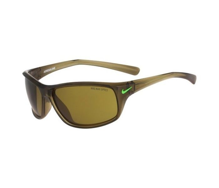 Nike EVO605 330 Wraparound Brown Crystal Frame & Brown Mirrored Sunglasses for Men - Zoom Image