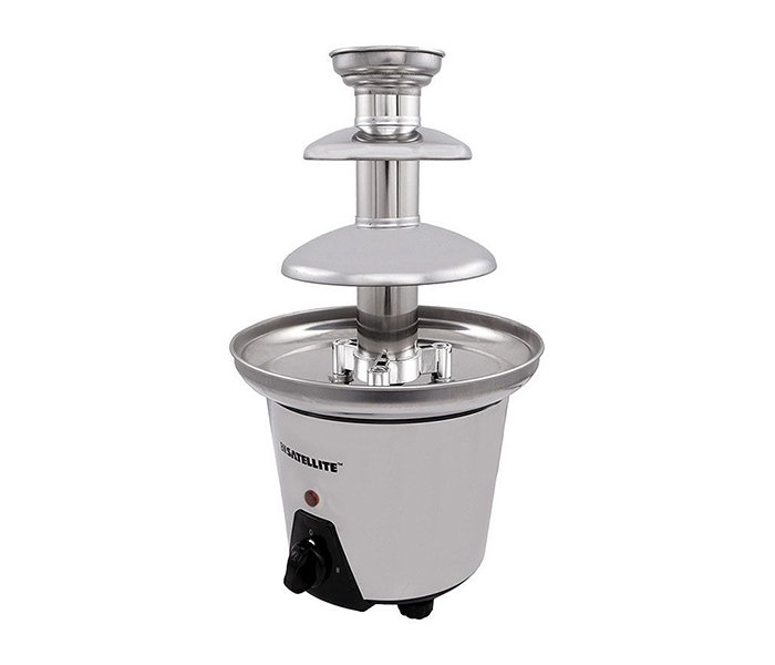 BM Satellite BM-109 3 Tier Chocolate Fountain, Silver - Zoom Image 1