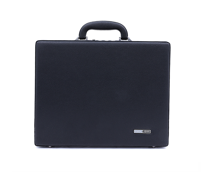 Para John PJSC8902B Gun Color Metal Fitting PVC Suitcase - Black - Zoom Image 3