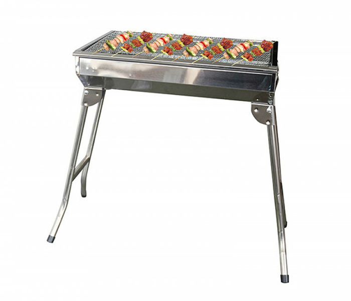 Royalford RF8099 Folded BBQ Grill - Silver - Zoom Image