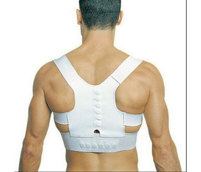 Taqdeer Power Magnet Posture Support L 17901-1 White - Zoom Image 1