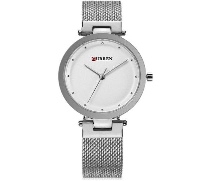 Curren 9005 Quartz Watch For Women White - Zoom Image