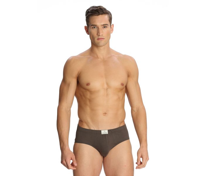 Jockey 8035-0310 Modern Classic Poco Brief Mountain Biking Brown/XXL - 3 Pieces Pack - Zoom Image