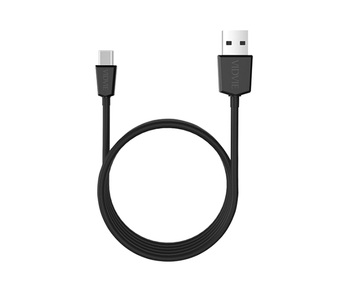 Vidvie CB-401 Data Cable for Smartphone - 1 Meter, Black - Zoom Image 3