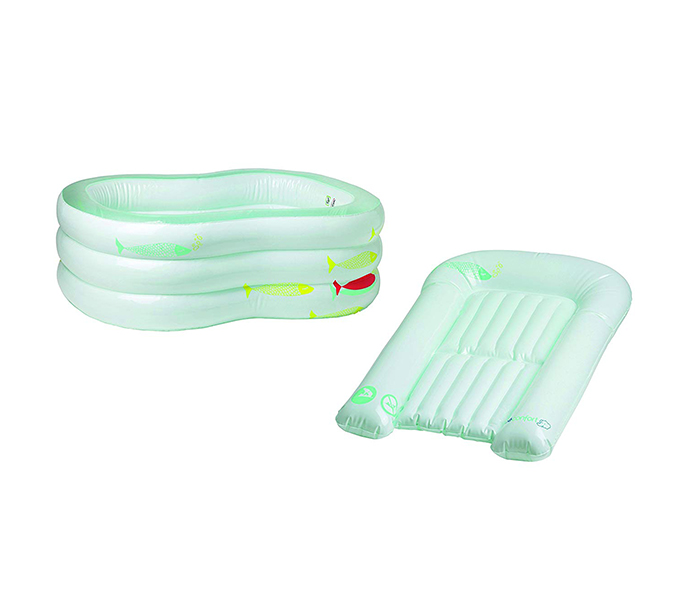 Bebe Confort 32000079 Inflatable Baby Bath & Changing Mat - Green - Zoom Image 5