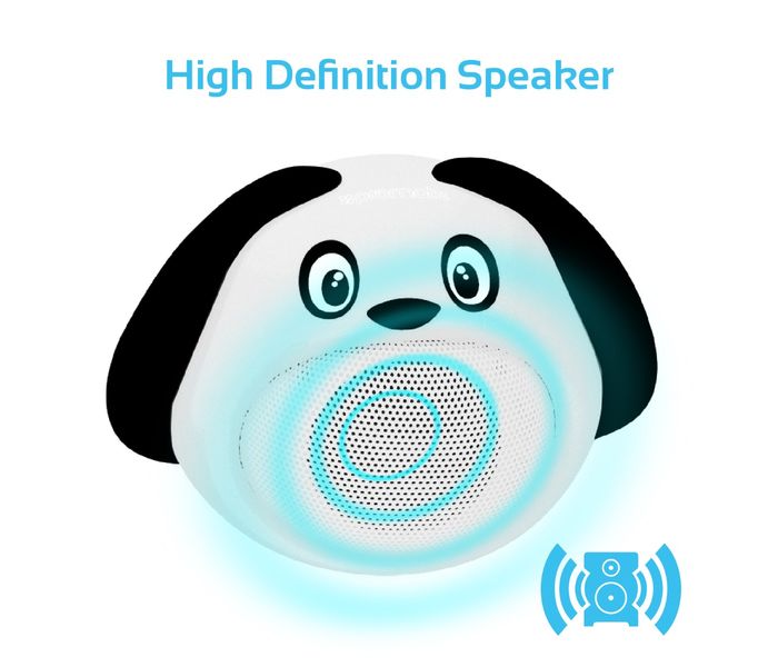 Promate Snoopy Mini High-Definition Wireless Dog Speaker - White - Zoom Image 1