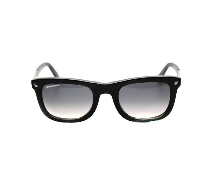 Dsquared2 DQ178 89B Wayfarer Black Frame & Brown Gradient Mirrored Sunglasses for Men - Zoom Image 1